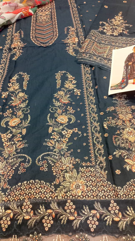 HUSSAIN REHAR SAAHA 3pc Unstitched