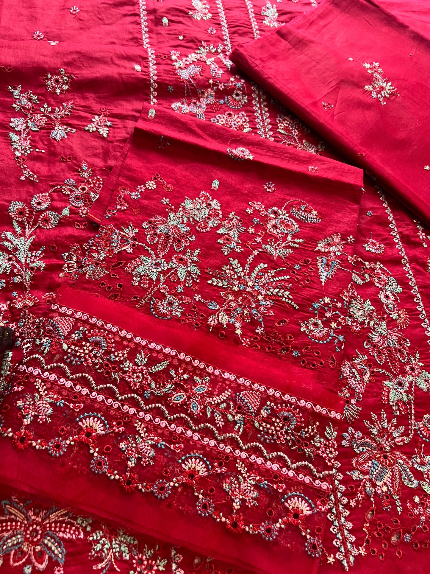 HUSSAIN REHAR MAHOGANY 3pc Unstitched