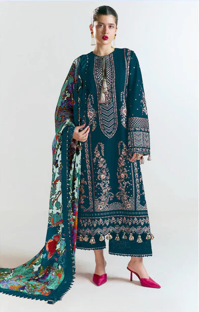 HUSSAIN REHAR SAAHA 3pc Unstitched