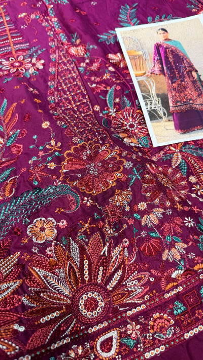 HUSSAIN REHAR SULTANA 3pc Unstitched