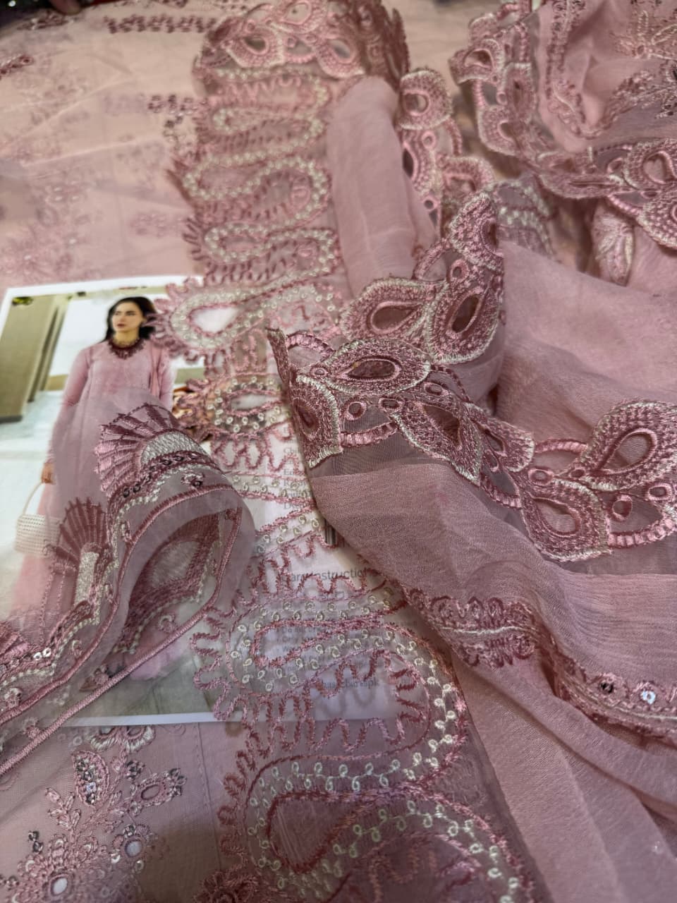 QALAMQAR ZOE FK-10 3pc Unstitched