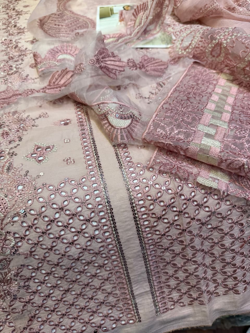 QALAMQAR ZOE FK-10 3pc Unstitched