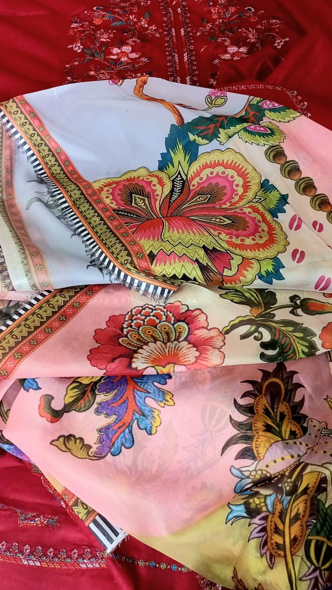 HUSSAIN REHAR BLOOM 3p Unstitched