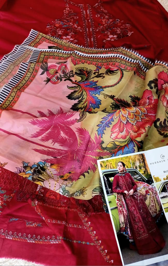 HUSSAIN REHAR BLOOM 3p Unstitched