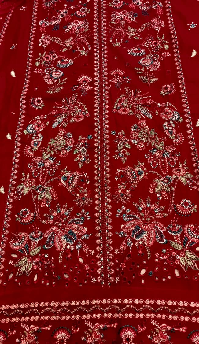 HUSSAIN REHAR MAHOGANY 3pc Unstitched