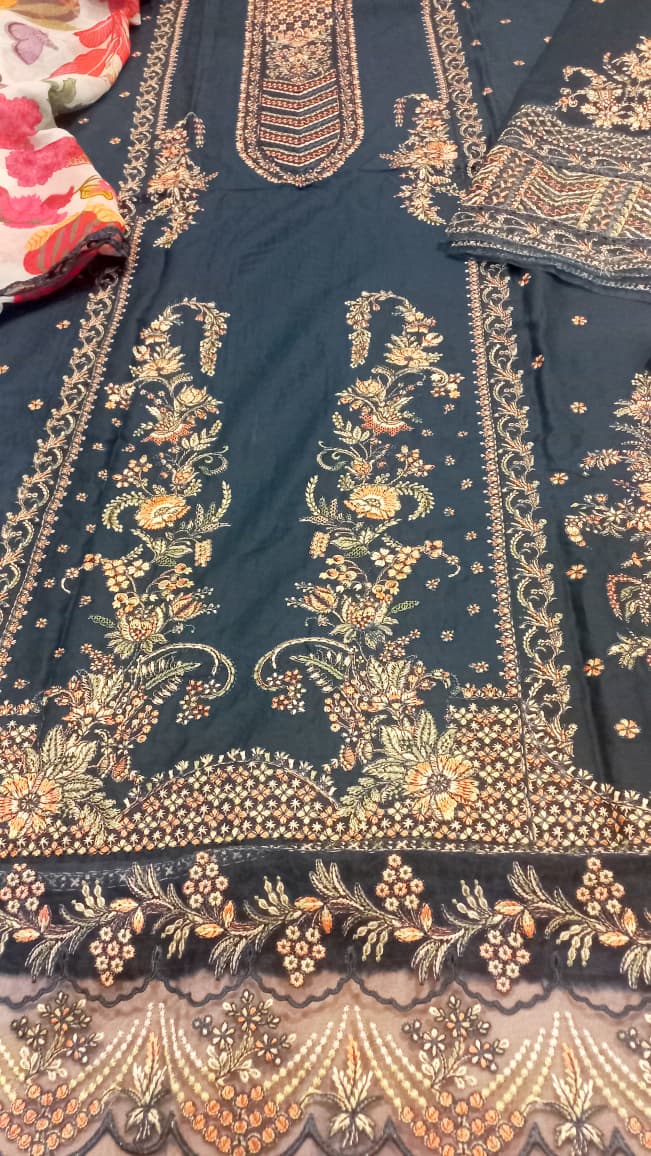 HUSSAIN REHAR SAAHA 3pc Unstitched