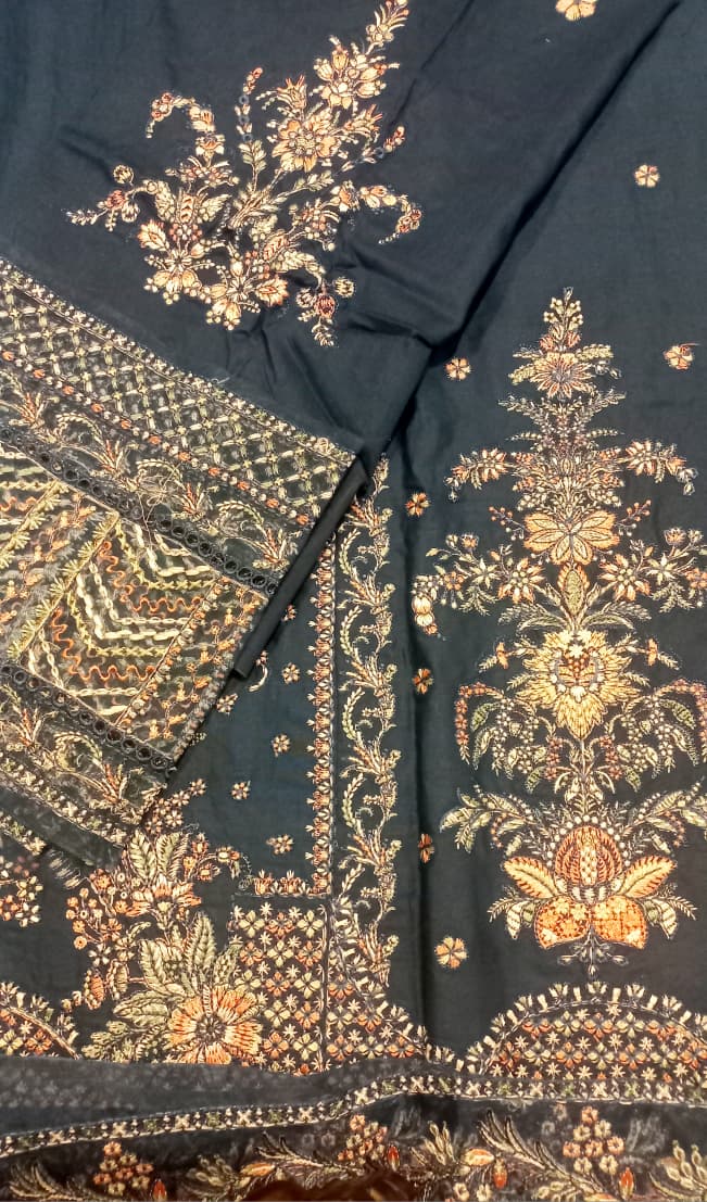 HUSSAIN REHAR SAAHA 3pc Unstitched