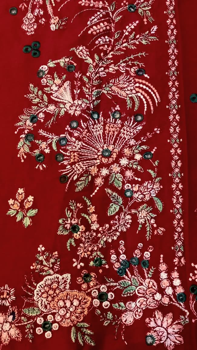 HUSSAIN REHAR PEAAR 3pc Unstitched