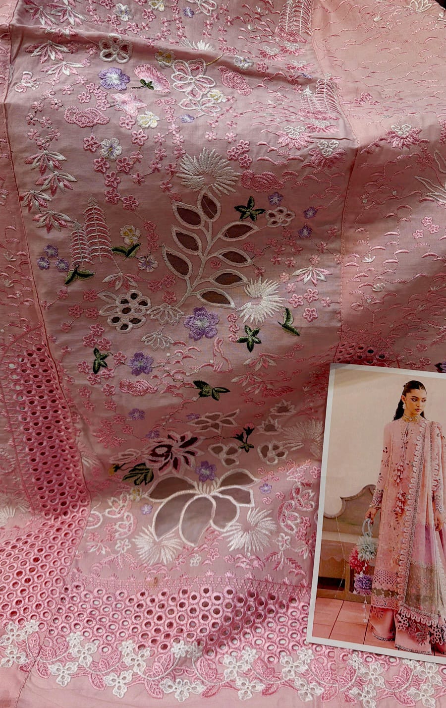 SUFFUSE LEENA 3pc Unstitched