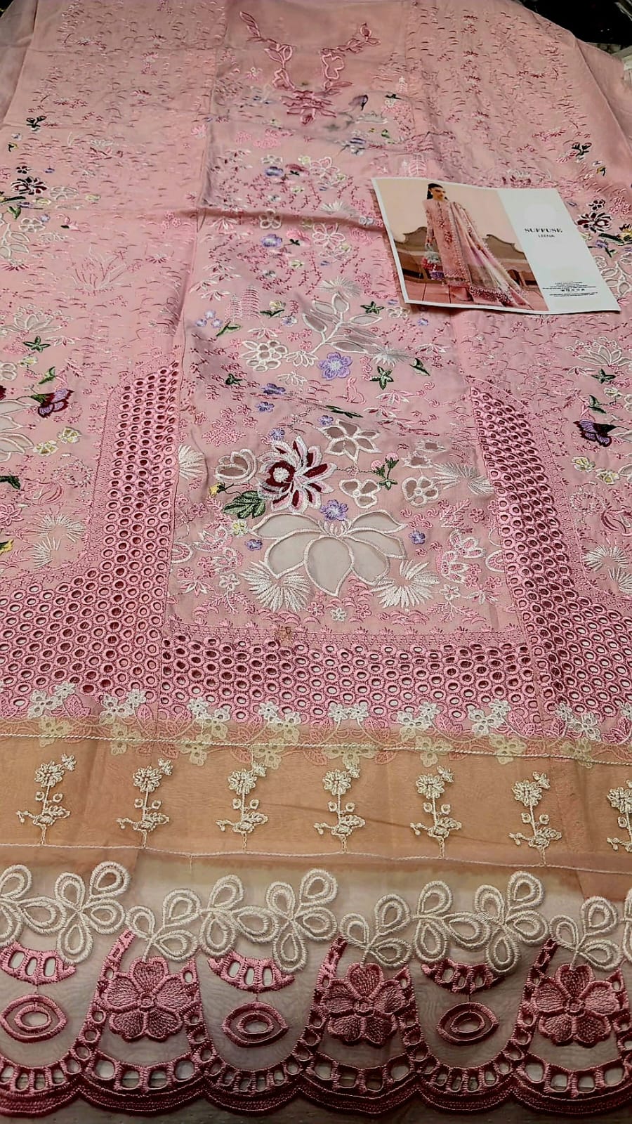 SUFFUSE LEENA 3pc Unstitched