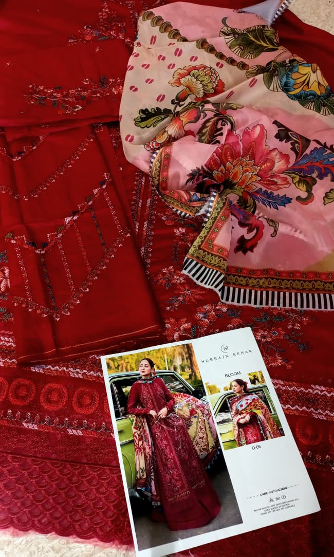 HUSSAIN REHAR BLOOM 3p Unstitched