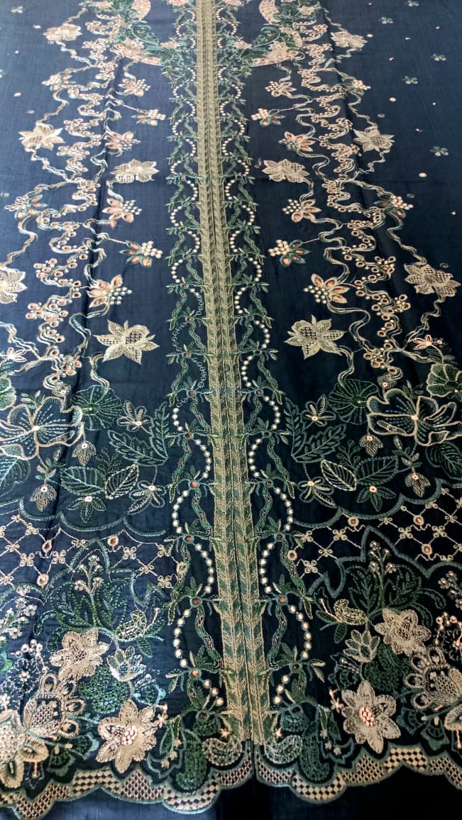 QALAMKAR TULIP LM-10 3pc Unstitched