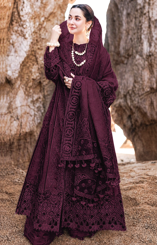 QALAMKAR SAHIL KINARE FP 05 3pc Unstitched