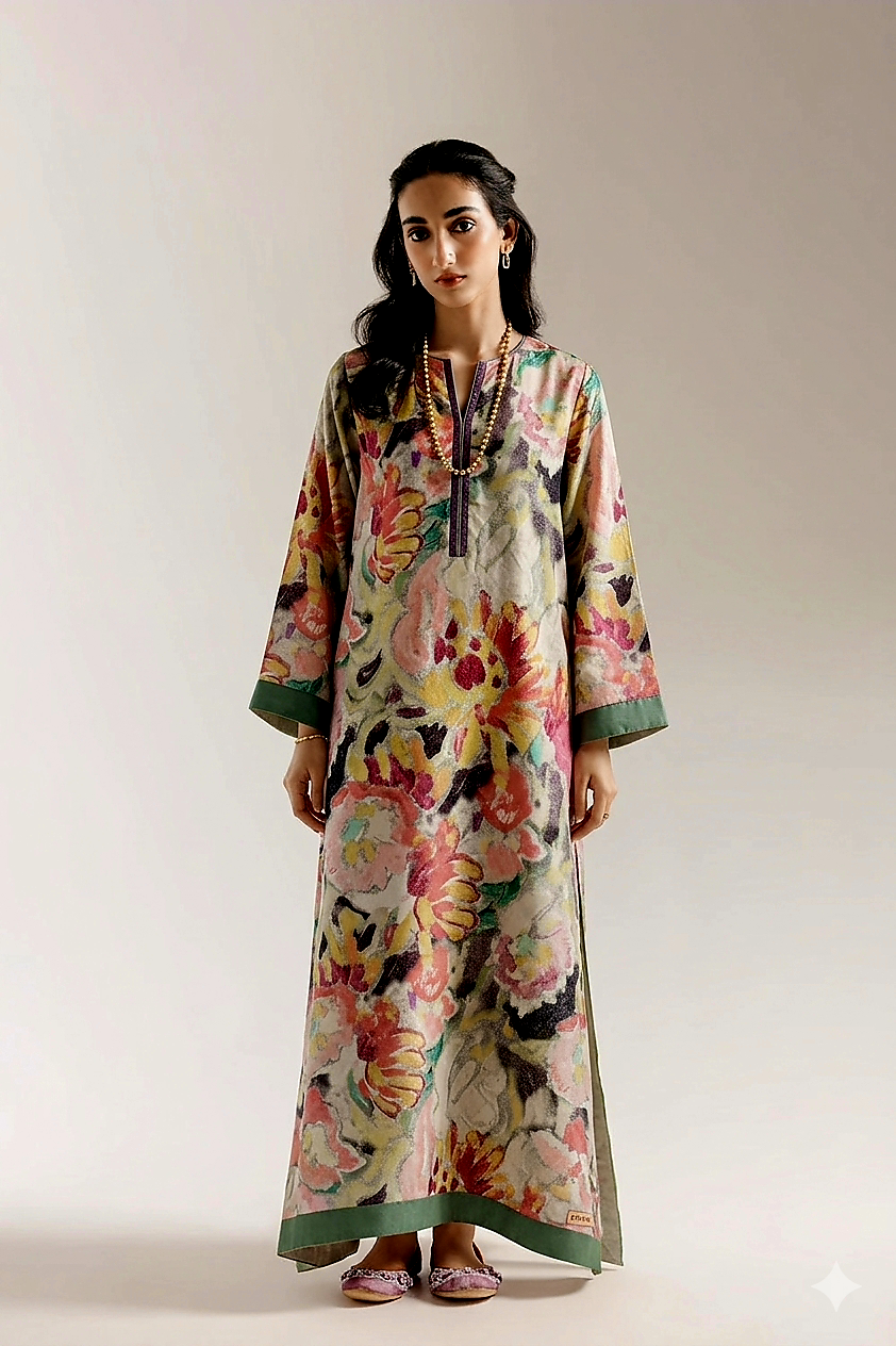 Ethnc Printed 2pc Unstitched