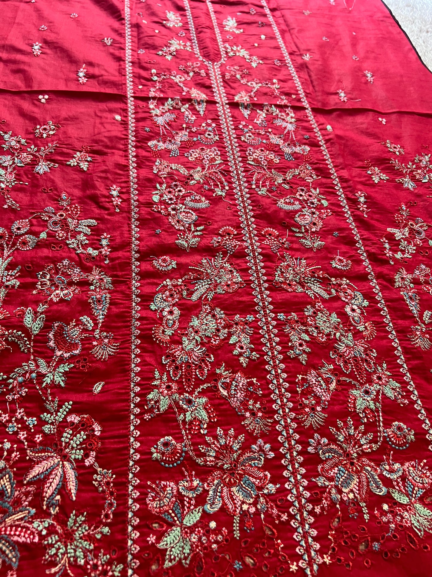 HUSSAIN REHAR MAHOGANY 3pc Unstitched