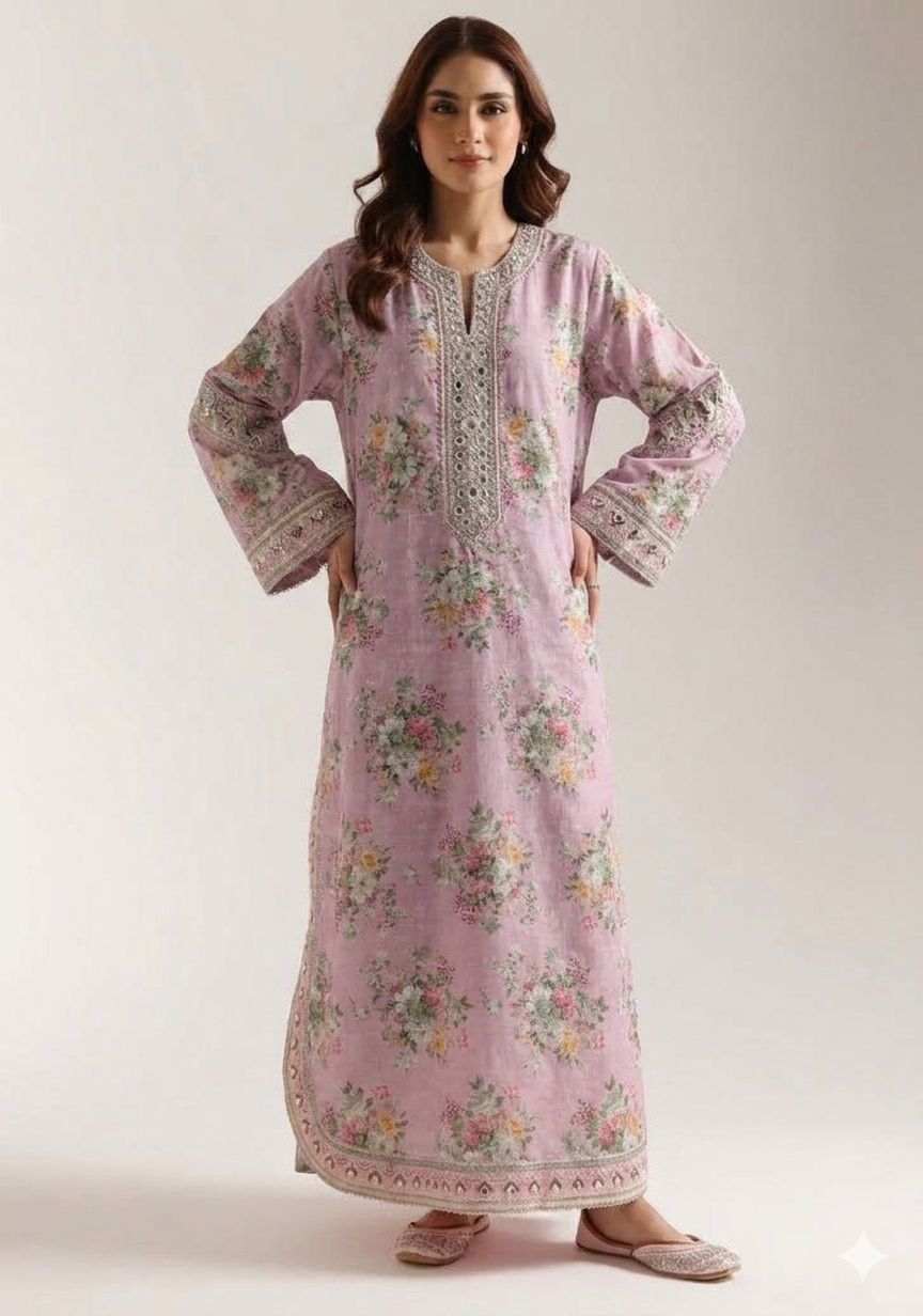 Ethnc Printed 2pc Unstitched
